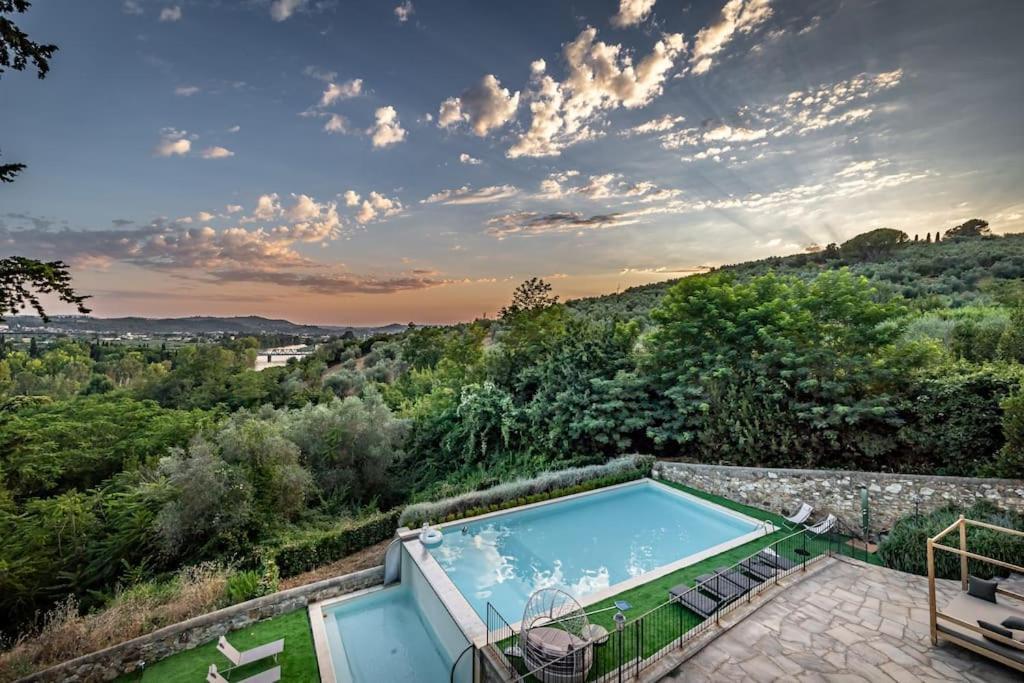 Luxury Villa Tolomei Gucci With Spa San Jacopo al Girone Exterior photo
