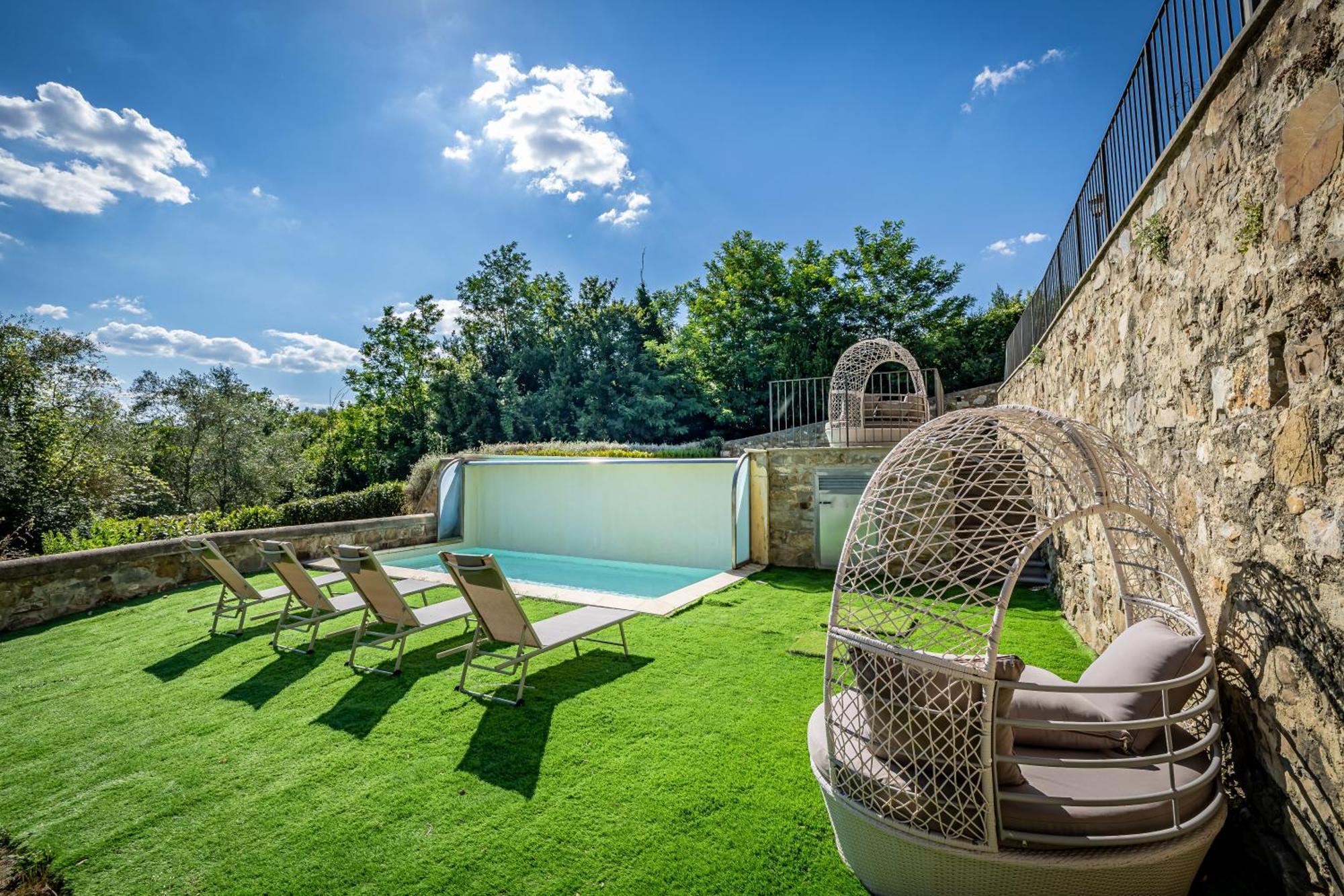 Luxury Villa Tolomei Gucci With Spa San Jacopo al Girone Exterior photo